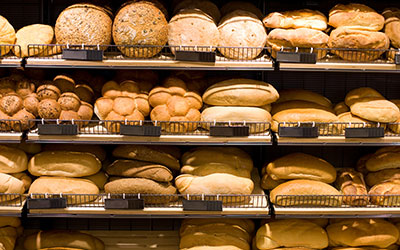 Assortment of breads