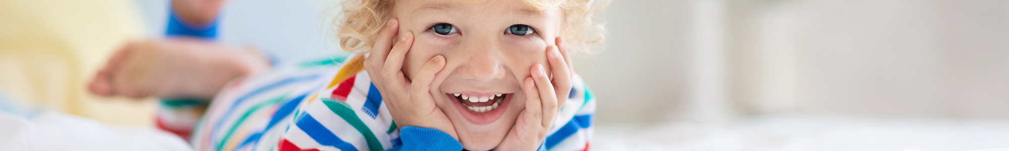 Young child smiling